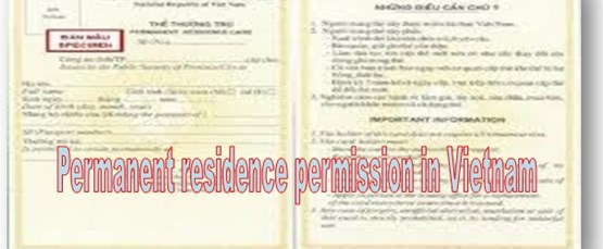 Permanent residence cards for foreign nationals in Vietnam